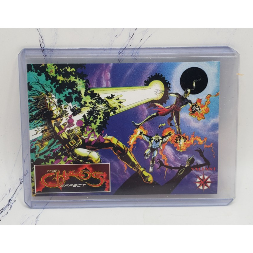 1994 Valiant Comics Chaos Effect Checklist Promo Card